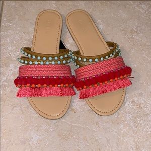 F21 embellished sandals